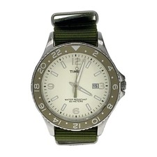 Timex Quartz Watch/Analog/Crm/Khk//