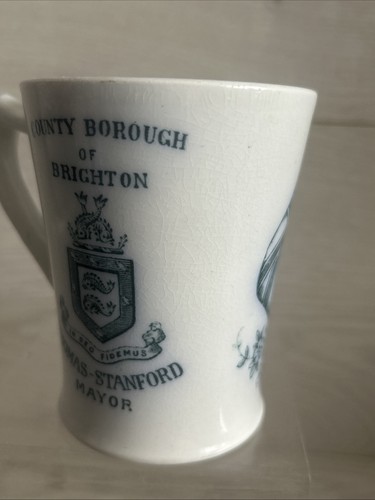 George V Krönung Adams Bros Trafalgar St BRIGHTON Sussex Tasse um 1911 - Bild 4 von 9
