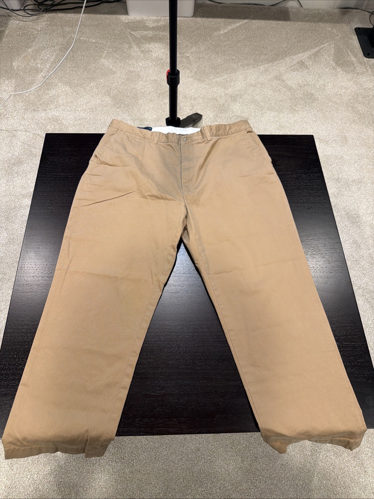 Vintage Polo Ralph Lauren Pants Men Brown Beige Chino Prospect Trousers 40x30