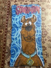 Vtg 90s Scooby Doo Hanna Barbera Child Sleeping Bag Blanket Cartoon 1999 Y2K