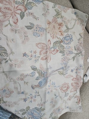 Cotton Pillow Cases Standard Size Set of 2, Flower Printed Queen Pillowcases A12