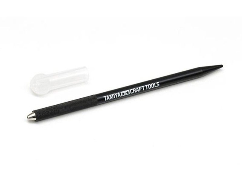 Porte-pointe à graver Tamiya 74139 noir outil modélisme lignes plastique