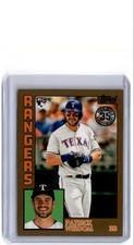 2019 Topps 1984 Gold Patrick Wisdom Rookie 09/50 Rangers #84R-PW