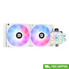 ARGB Liquid CPU Cooler Dual Fans PWM Easy Install Efficient Cooling System New