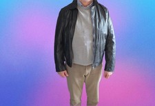 Lederjacke Schwarz Von Trapper Gr. 52