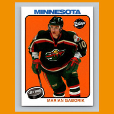 Marian Gaborik #123 2001-02 Upper Deck Vintage Minnesota Wild Hockey Card NHL