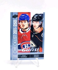 2021-22 Upper Deck Series 1 - Young Guns Cole Caufield/Trevor Zegras #250 (RC)