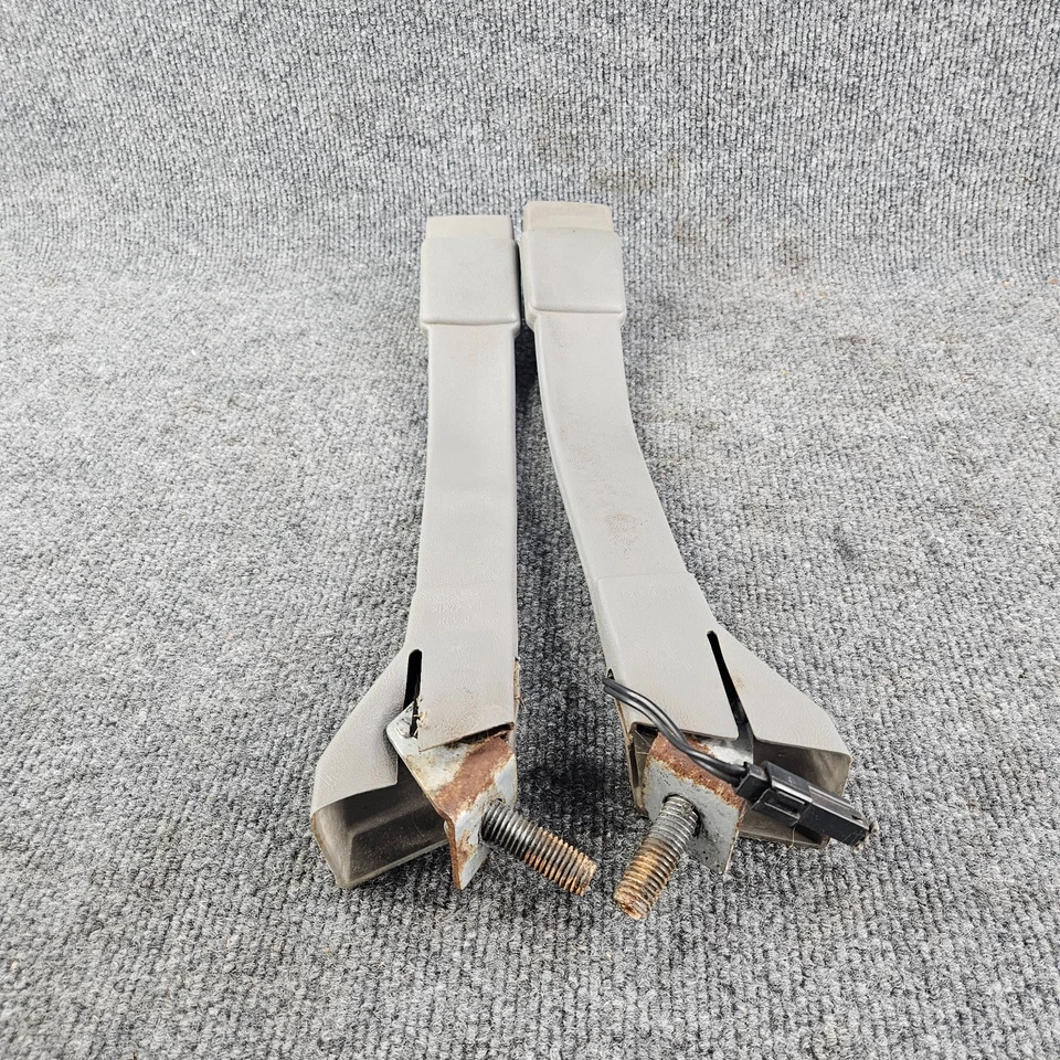 88-99 OBS Chevy GMC C/K 1500 camión canastilla izquierda derecha cinturón de seguridad hebilla gris OEM Foto 4 de 4