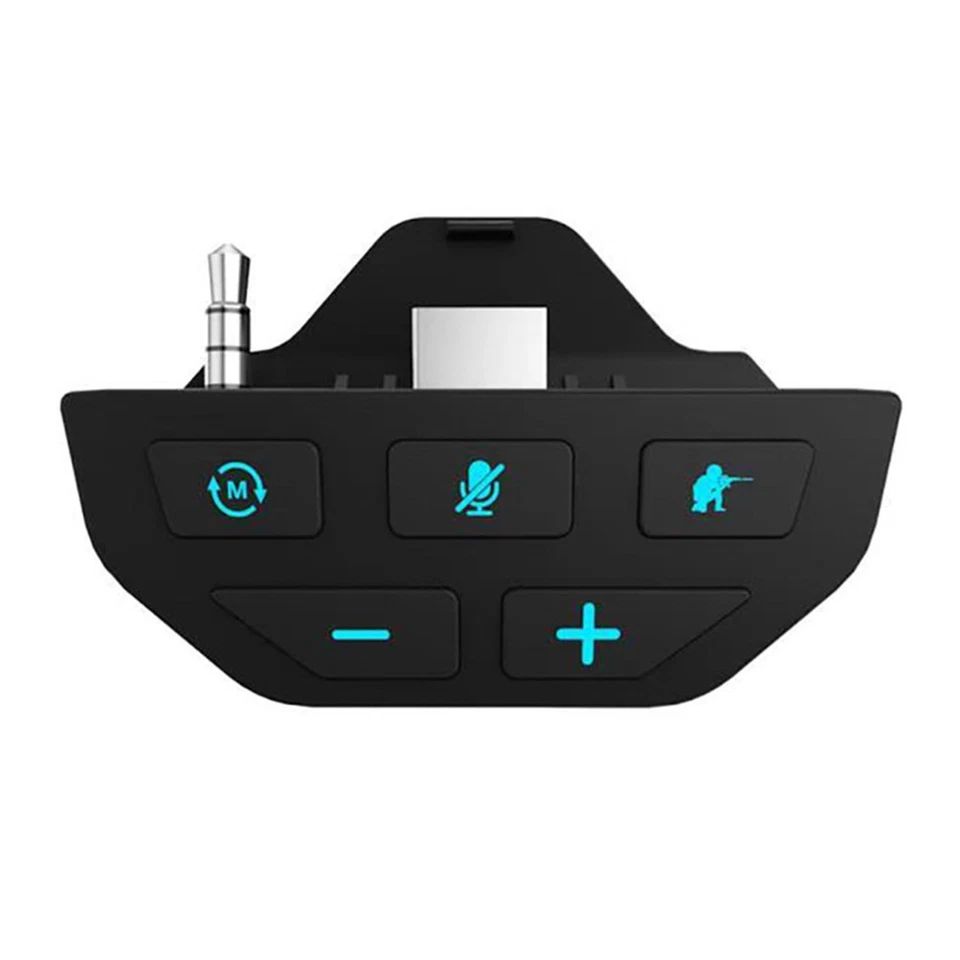 Adaptador de fone de ouvido estéreo ABS Gamepad com conector de áudio de 3,5 mm para controle Xbox One - Imagem 3 de 4