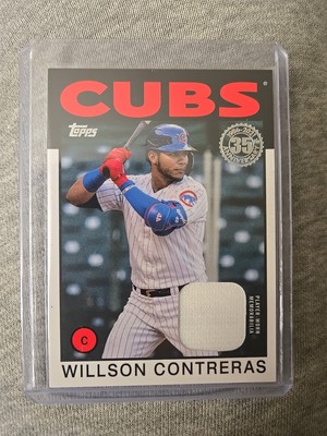 2021 Topps Willson Contreras Relic Patch #T90R-JAJ 1986 Insert Heritage Cubs