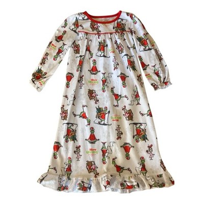 Toddler Girls' Dr. Seuss Grinch Granny Nightgown - 4T