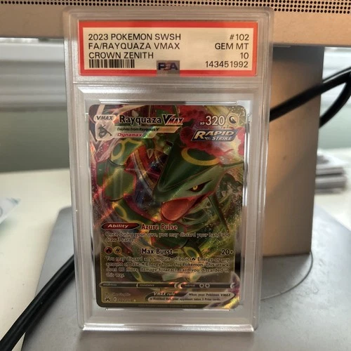 Pokemon TCG Rayquaza VMAX Crown Zenith 102/159 PSA 10 Gem Mint