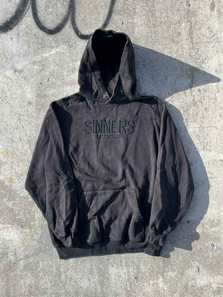 Balenciaga Sinners Hoodie Black Size: M