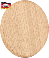 Runde Holzscheiben BastelzubehöR FüR DIY Dekorationen Naturholz 6Cm 50 StüCk
