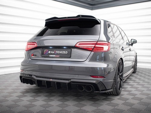 Maxton Design Heckklappe für Audi S3 8V Facelift Sportback Glanz schwarz ABS - Bild 2 von 7