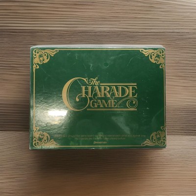 The Charade Board Game by Pressman Toy Corp. Vintage 1985 Family Party Hang Out
