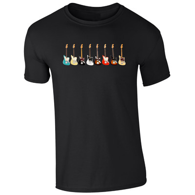 Classic Guitars T-Shirt Fender Jaguar Images 8 Classic Guitars Rock Größe bis 3XL