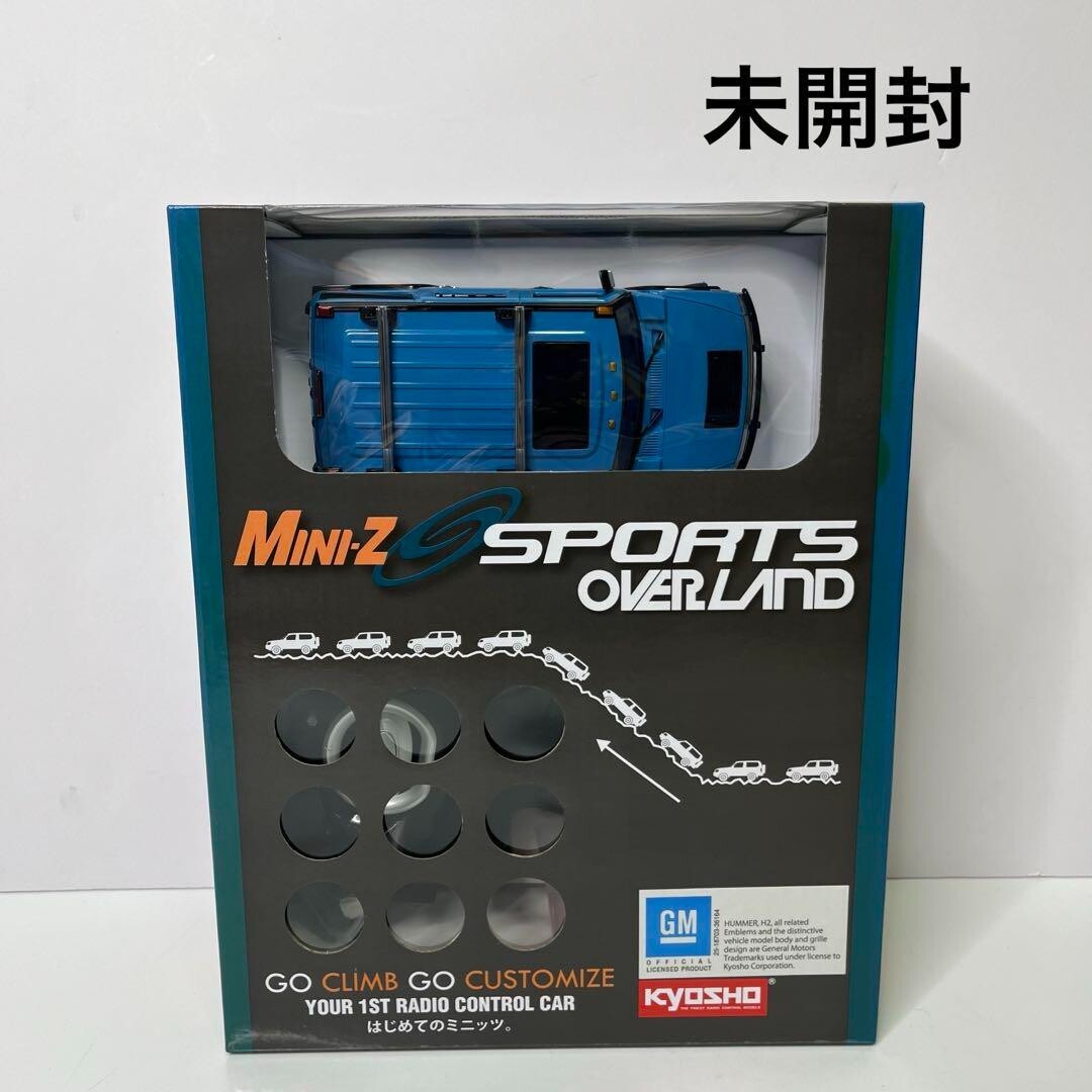 希少 未開封 京商 MINI-Z HUMMER H2 Blue 1/27 Kyosho Mini-Z Overland MV01 Sports HUMMER H2 BLUE (KT19
