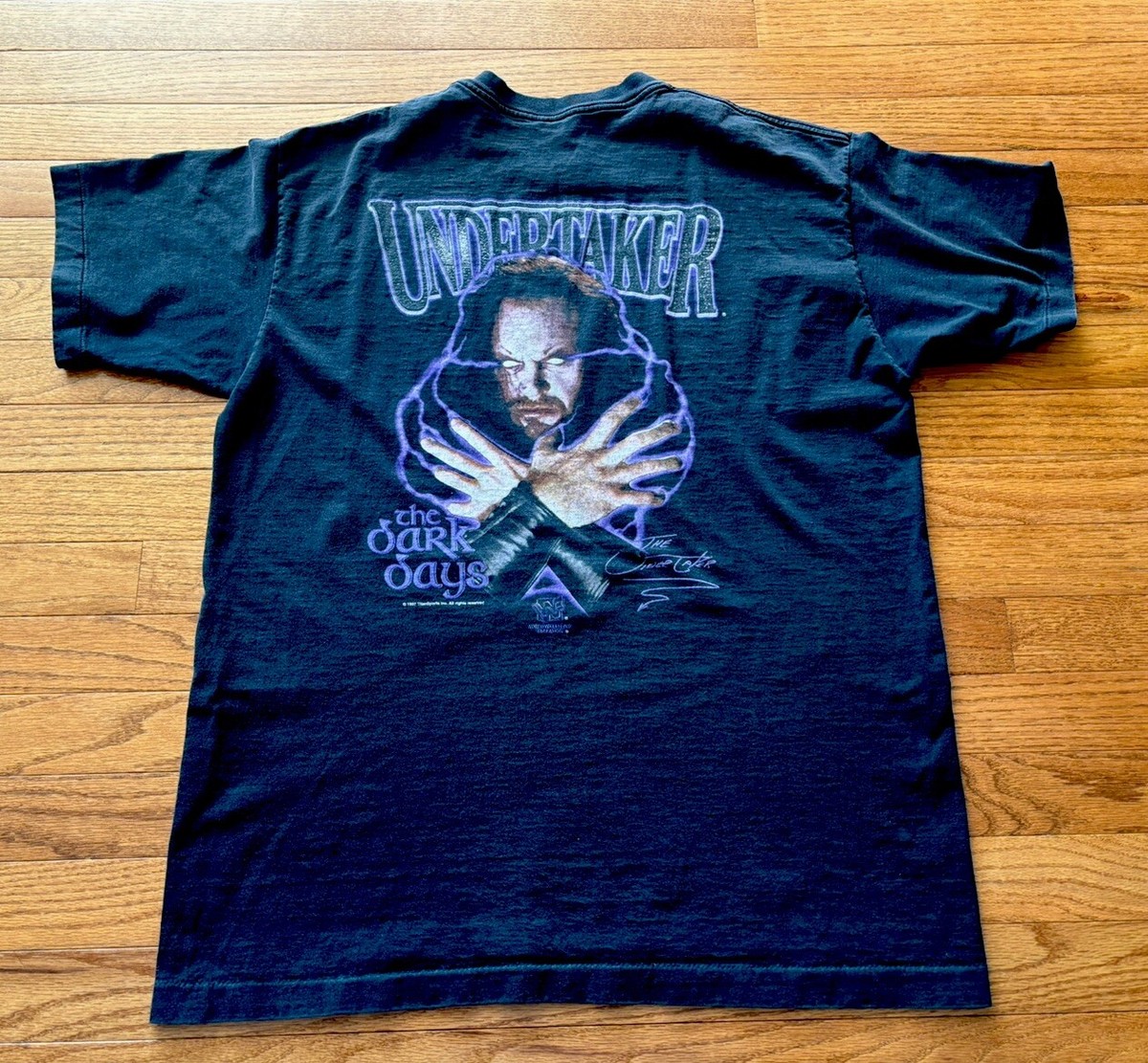 00's WWF UNDERTAKER グラフィック プリントTシャツ 00's UNDERTAKER PRO-WRESTLING Tshirt WWF WWE 00年代 アンダー