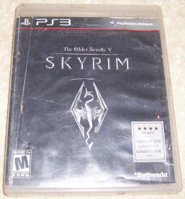 The Elder Scrolls V: Skyrim PlayStation 3 PS3 Game Complete 93155117624 ...