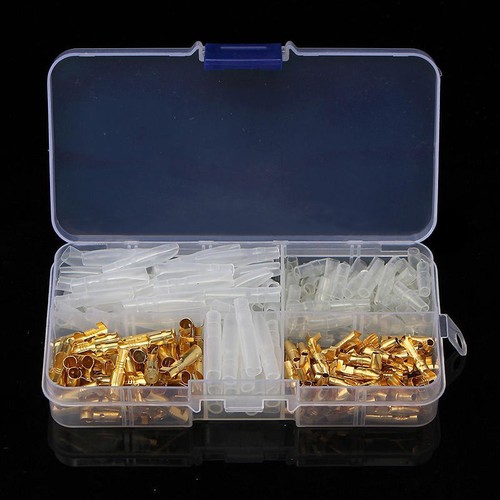 120 Pcs 3.5mm Motorcycle Brass Bullet Male & Female Wire Connector With Covers - Picture 2 of 6