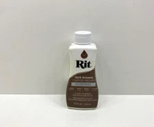 NEW Rit Dark Brown All Purpose Dye 8.0 oz. SEALED