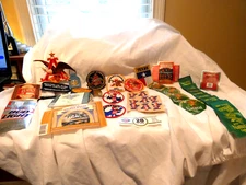 Rare Vintage Anheuser Busch Budman, Natty Light , Labels, Logo Stickers Patches