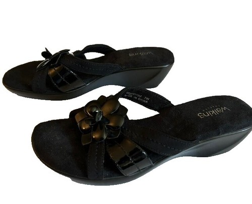 (取寄) ウォーキングクレイドル レディース リディア Walking Cradles women Lydia Black Leather Walking Cradles Lydia Black Leather sandals US 8 | eBay