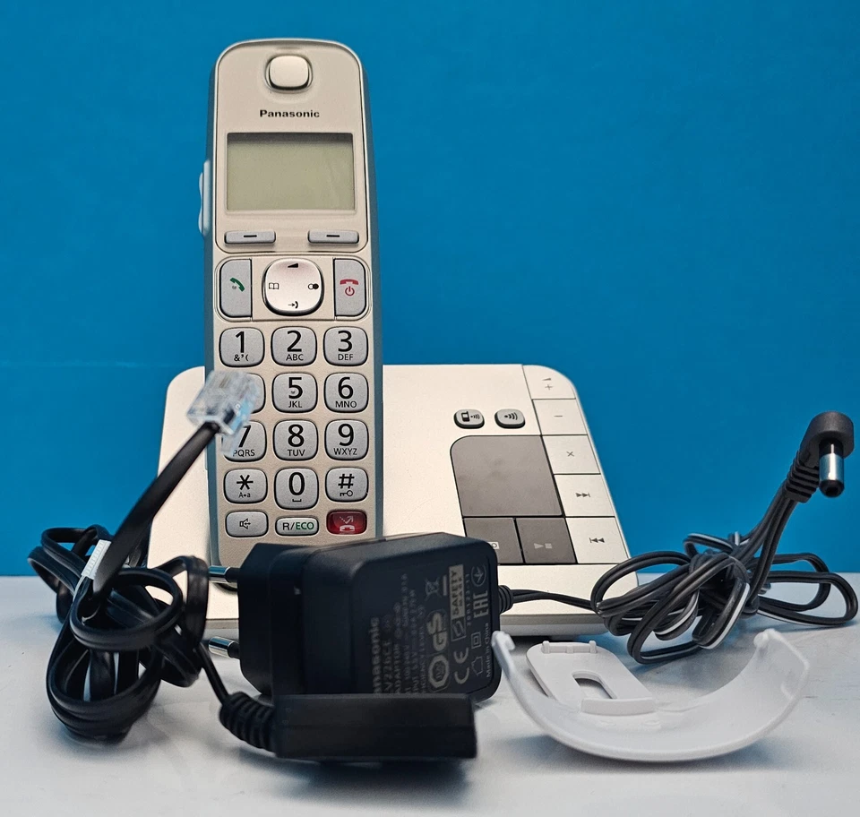 Panasonic Kx-tge260gn Schnurloses Telefon Mit Anrufbeantworter Sehr Neu - Bild 3 von 4