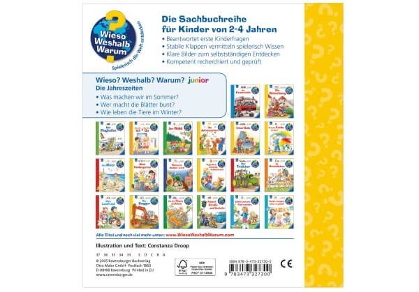 Thumbnail - Ravensburger 32730 Wieso? Weshalb? Warum? Junior Die Jahreszeiten