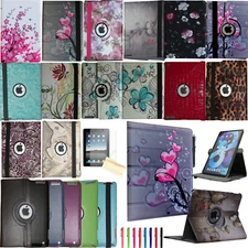 For iPad Air 11 inch M2 2024 6th Generation Case Smart 360 Rotating Cover Stand