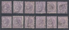 SOUTH AUSTRALIA 1890 4d. VIOLET PERF 10 (x12) (ID:131/D46172)