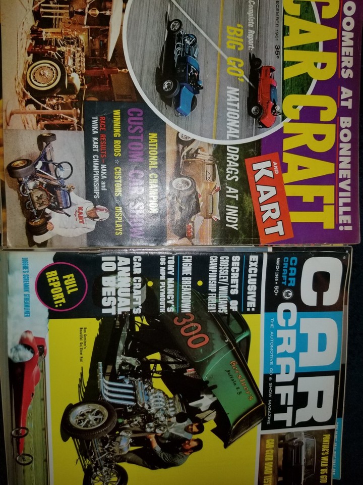 vintage car craft magazine Lot eBay