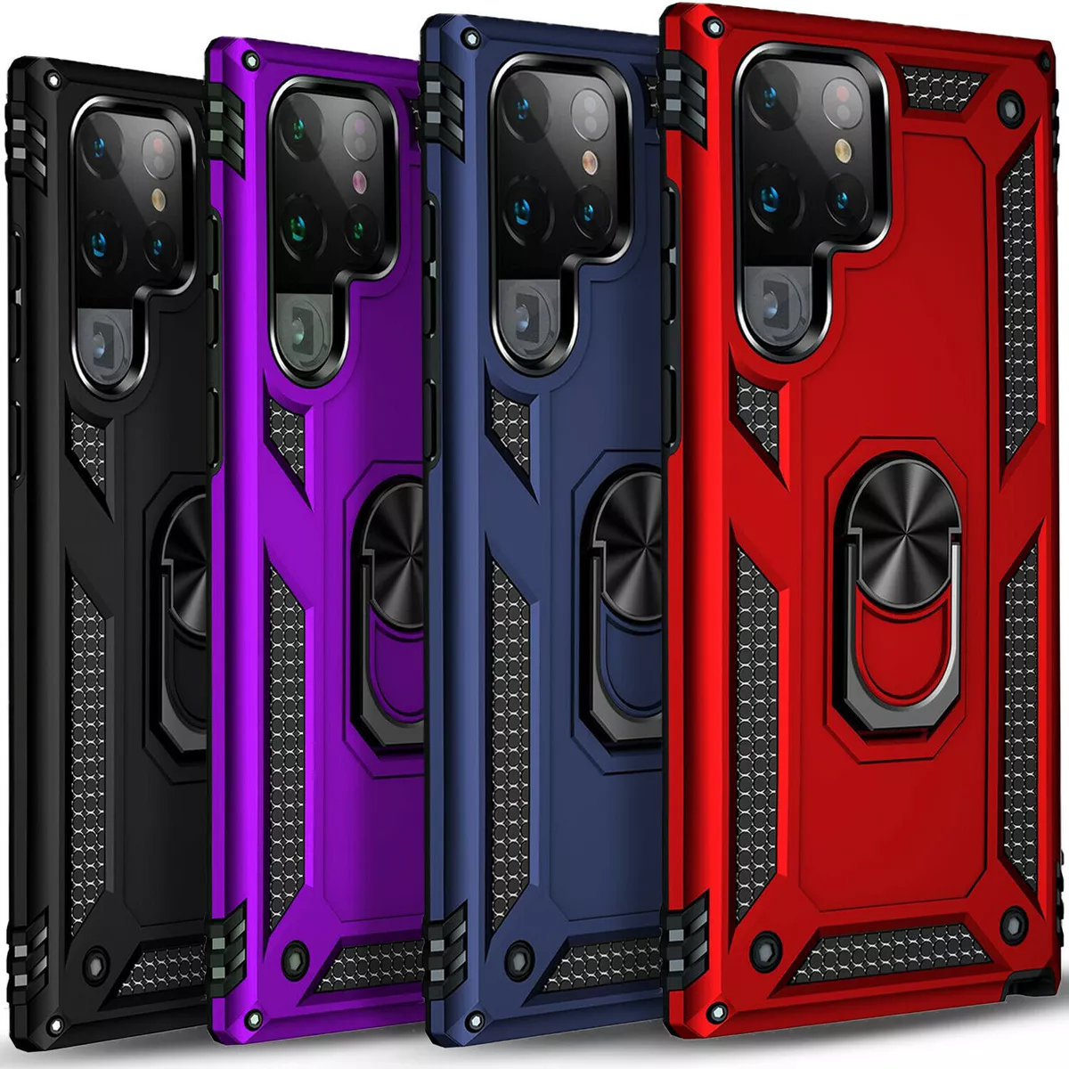 Phone Case for S23 FE Case Galaxy S23 FE 5G Phone Case Samsung S23 FE Case,  Heavy Duty Shockproof Full Body Phone Cover Built in Rotatable Magnetic  Ring Holder Kickstand , 2023