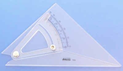 Hellerman verstellbares Zeichendreieck / Set Quadrat - Größe: 300 mm