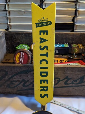 Austin Eastciders Pineapple Tap Handle - Yellow (Austin, TX) 12 in. Resin - Used