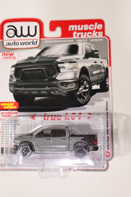 2023 RAM 1500 REBEL HAVOC ED PICKUP CERAMIC GRAY 1/64 AUTO WORLD AWSP164 B