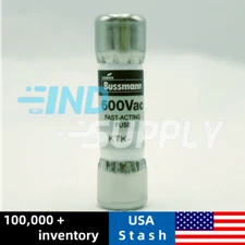 1PC BUSSMANN KTK-3 3A 600V Fast-Acting Fuse USA Fast Delivery KTK3