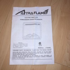 Altra FA23V60L-1 Electric Fireplace Insert w/Remote 5x18x24 Black No  Box* for sale online | eBay
