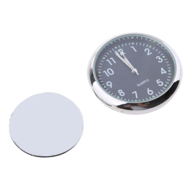 1X Mini Wasserdichte Stick-on Motorrad Uhr Uhr Motorrad Auto Uhr XI