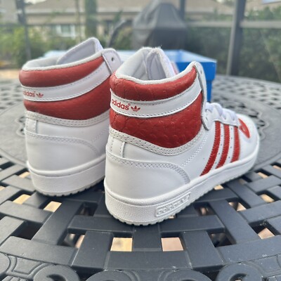 Adidas Top Ten RB White Power Red Women's Athletic Shoes HP9547