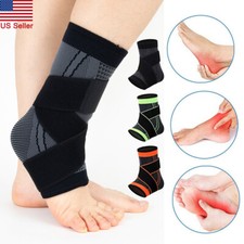 Ankle Brace Support Compression Sleeve Socks Plantar Fasciitis Foot Pain Relief