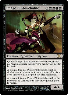 Magic MTG - Phage the Untouchable - 10ème édition - EXC - EN - FOIL