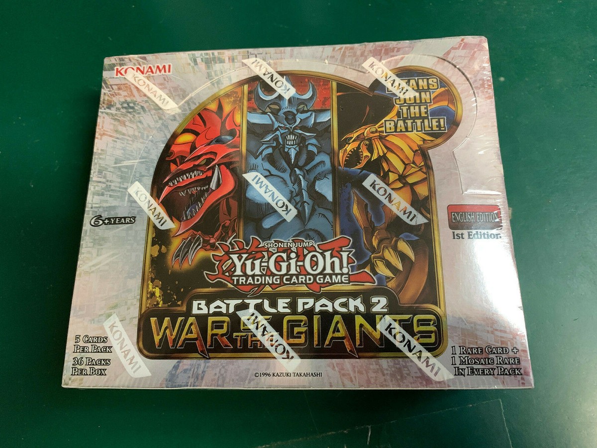 Yu-Gi-Oh! Battle Pack 2 War of The Giants 1st Edition Booste Box
