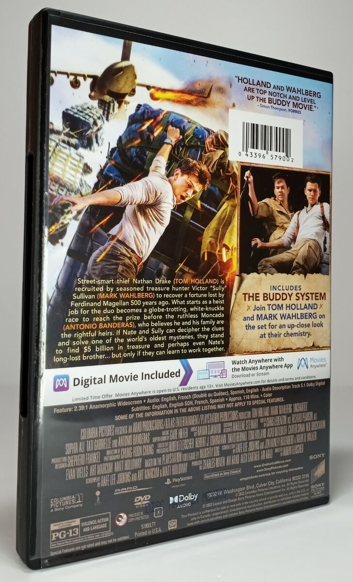 Uncharted (DVD) (2022)