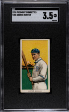 1909-1911 T206 White Borders George Hunter Brooklyn Superbas - SGC 3.5 VG+ NICE