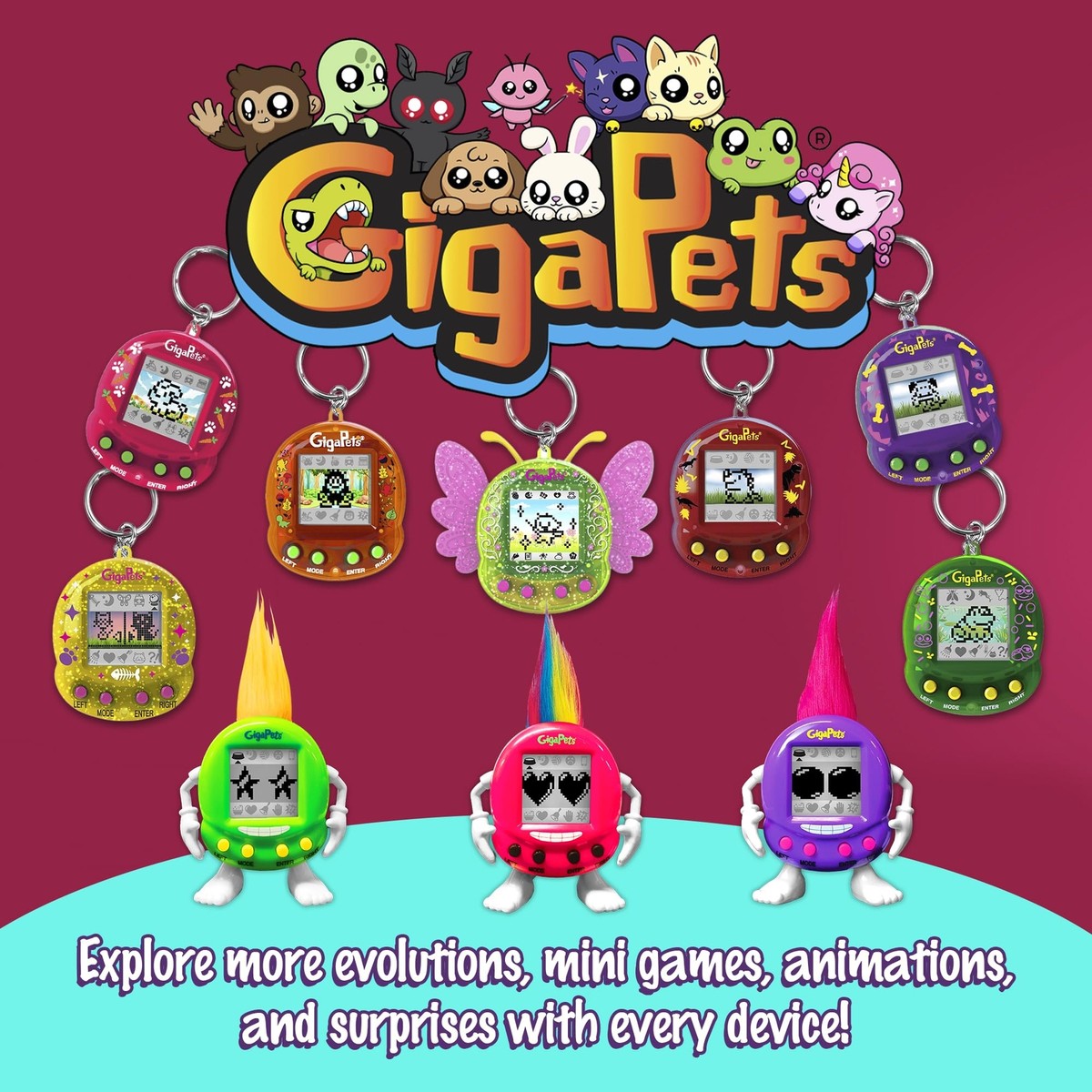 Giga Pet Virtual Pet For Kids Ages 5 And Up 90s Throwback Floppy