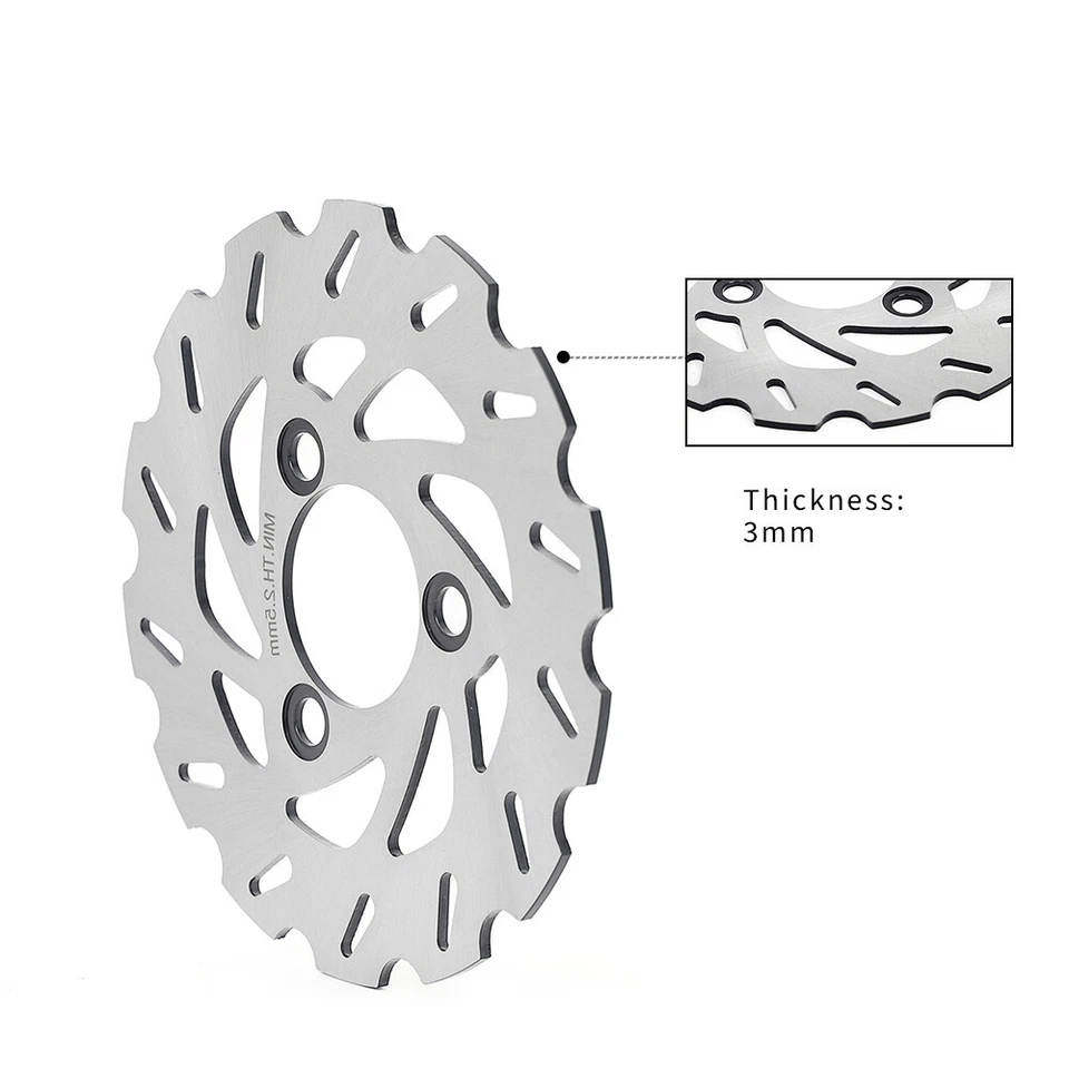 Rotores de disco de freno delanteros para Suzuki Quadsport LTZ 400 LTZ250 Quadracer 500 LT500R Foto 2 de 4