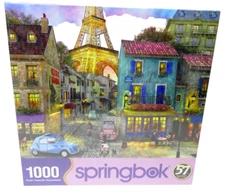 2020 Springbok Eiffel Magic Eiffel Tower 1000 Puzzle  24" x 30" Unopened Sealed