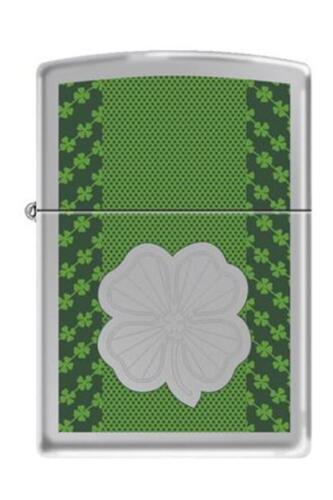 Zippo 3174 four 4 leaf clover lucky Lighter - Picture 1 of 1